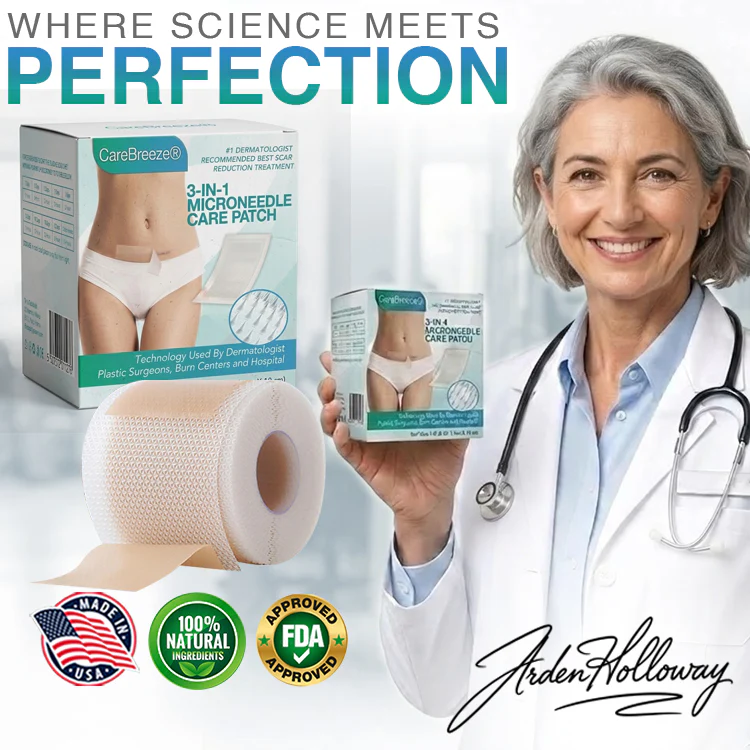 𝗖𝗮𝗿𝗲𝗕𝗿𝗲𝗲𝘇𝗲® 3-in-1 Microneedle Care Patch - Image 5