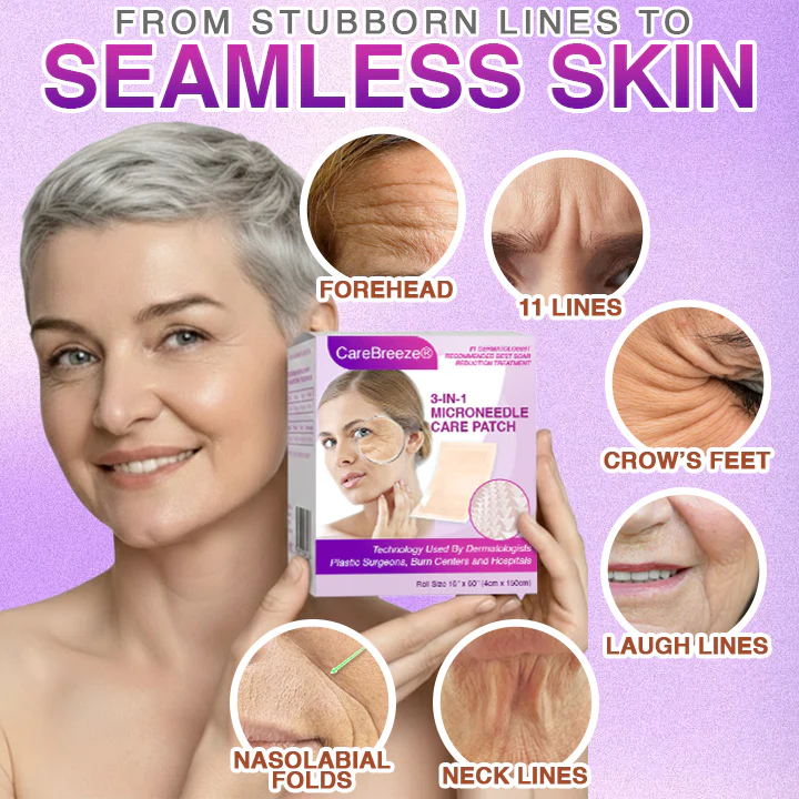 𝘾𝙖𝙧𝙚𝘽𝙧𝙚𝙚𝙯𝙚® Microneedle Anti-Aging Care Patch - Image 2